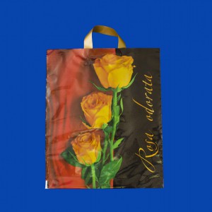 Пакет петля 40x36 Желтая роза - Интернет-магазин одежды и обуви Трейд Линк Урал, Челябинск